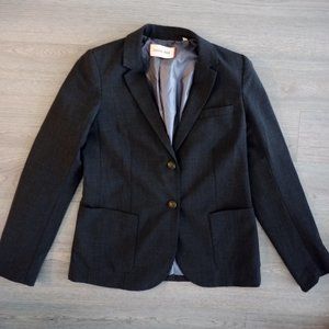 Aritzia Sunday Best Grey Wool Blazer